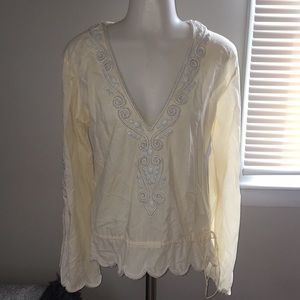 Beaded tunic NWOT Small